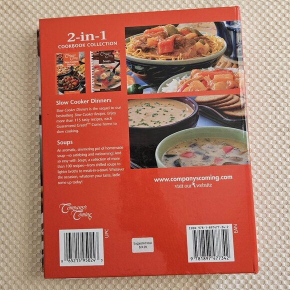 Company's Coming - Hot From The Pot - 2 in 1 - Soups & Slow Cooker Dinners - Picture 8 of 8